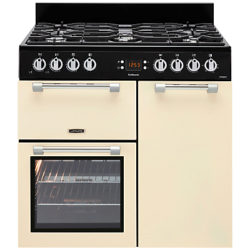 Leisure CK90G232 Dual Fuel Range Cooker Cream